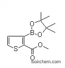 Molecular Structure of 1227664-10-9 (3-(4,4,5,5-Tetramethyl-1,3,2-dioxaborolan-2-yl)-2-thiophenecarboxylic acid methyl ester)